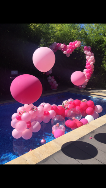 ballons roses